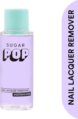 SUGAR POP Nail Lacquer Remover | Acetone-free | Vit E & Almond Oil enriched(30 ml)