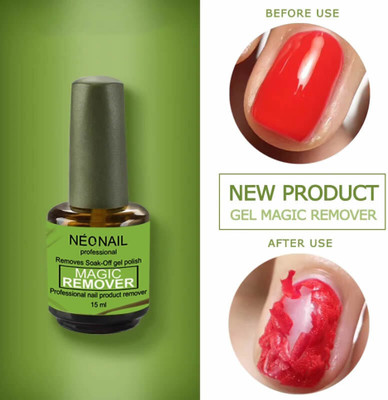 NEONAIL Nail Polish Remover In 3 mins Quickly Removes Gel Nail Polish (Don't Hurt Nails)(15 ml)