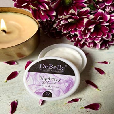 DeBelle Nail Lacquer Remover Wipes - Blueberry Blush(30 g)