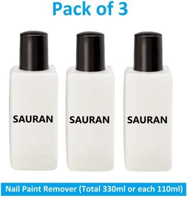 Sauran Pack of 5 Nail Paint Remover (NPM32.3)(330 ml)