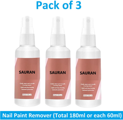 Sauran Pack of 5 Nail Paint Remover (NPM29.3)(150 ml)