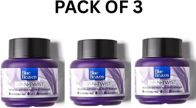 BLUE HEAVEN DIP N TWIST NAIL PAINT REMOVER INSTANT NO MESS 40ML EACH PACK OF 3(120 ml)