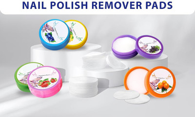 tanvi27 Nail Polish Remover Wipes Pack Of 6(30 ml)