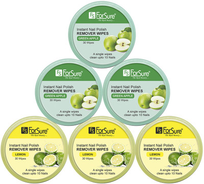 ForSure Nail Polish Remover Wipes Pack of 6_C7(60 g)