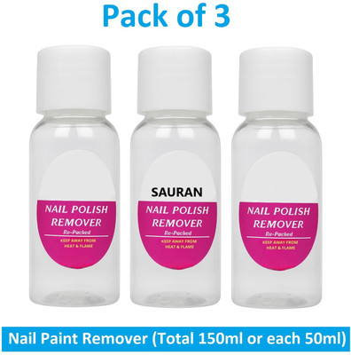 Sauran Pack of 5 Nail Paint Remover (NPM30.3)(150 ml)