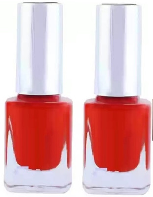 GABBU Matte Gel Nail Polish Combo of 2 RED(Pack of 2)