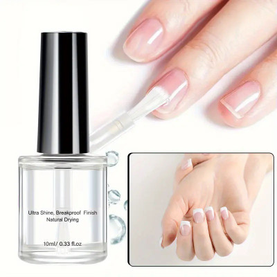 JANOST 3D Natural Look Nail Polish Special Care For Thin, Soft And Weak Nails Pack of 1 Transparent