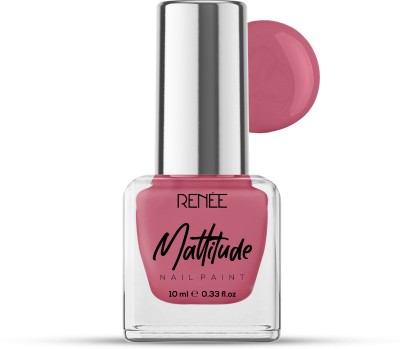 Renee Mattitude Nail Paint Royale Rose | Chip Resisting Formula with High Coverage Royale Rose