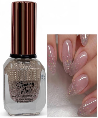 GULGLOW99 Nail Lacquer | Glossy Gel Finish | Rich Pigmentation Quick Drying TRANSPARENT