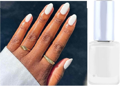 GFSU - GO FOR SOMETHING UNIQUE Nail Polish with Glossy and Shiny Finish,Long Lasting Nail Paint white
