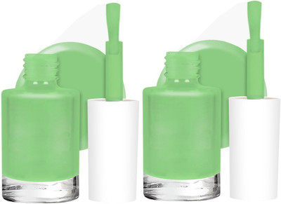 ADJD matte finish Professional Nail Polish olivine(Pack of 2)