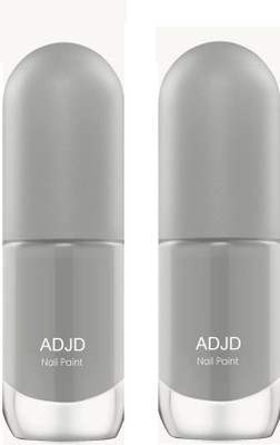 ADJD High Shine | Chip Defiant | Even-Finish Polish Pack Of 2 Grey(Pack of 2)