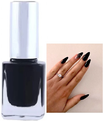 Jiwoo Nail Paint Lacquer Nail Polish with One Coat Single Stroke Application black