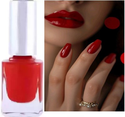 HUZURLU New Long wear Nail Polish Fast drying Cherry red Cherry red