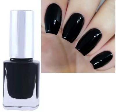 GABBU Best Smooth & Perfect Finish Quick-dry Formulated Matte Black nail Paint BLACK