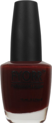 FYORR Dark Maroon Nail Polish Long Lasting Smooth Finish Nail Enamel (15ml) (Wine Factory)