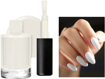 Jiwoo Nail Polish - Quick drying, long lasting, deep color that doesn't fade WHITE