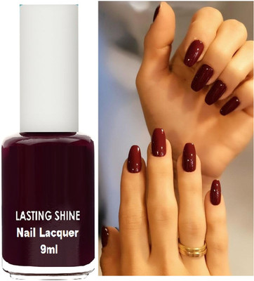 tanvi27 Quick Drying & One Swipe Application Long Lasting Black Rose Nail Paint Black Rose