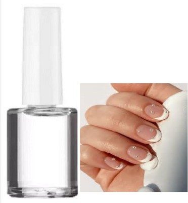 Luipui best branded transparent nail polish pack of 1 transparent