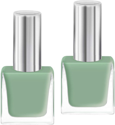 ADJD Combo New Quick Dry Long Lasting Nail Polish Resisting Formula Light Green Light Green