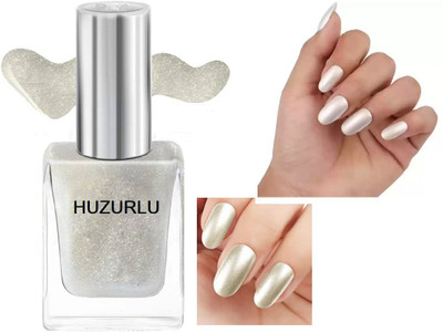 HUZURLU Quick-Drying Nail Paint Glossy White GLOSSY WHITE