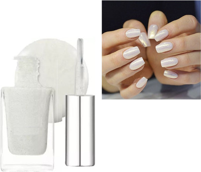 HUZURLU Smooth Application quick dry nail paint glossy white