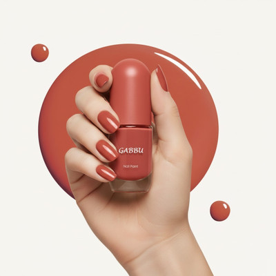 GABBU Matte Nail Polish, Matte Top Coat red Nail Polish Red