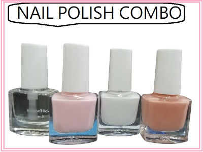 EVERERIN No Chipping-No Fading Longest Lasting Ever Nail Polish Set at Big Sale-01 MULTI(Pack of 4)