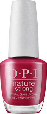 OPI Nature Strong NATURAL ORIGIN LACQUER A Bloom with a View, 15ml rosy red