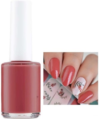 Emijun Unique HD Shine Quick Dry Long Stay Velvet Matte Pink Nail Paint DULL PINK