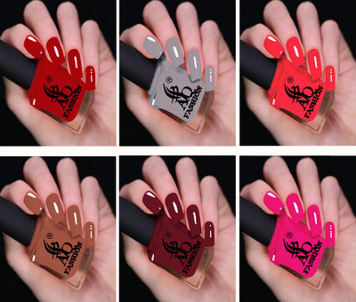 AQ FASHION New Unique Color Rich Paint HD Shine Pastel Color Combo Set (POOJA 006 ) Multicolor(Pack of 6)