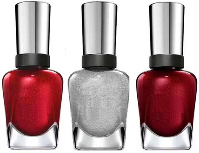 GFSU - GO FOR SOMETHING UNIQUE Quick Dry & Cruelty-Free Nail Paint multicolor(Pack of 3)