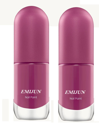 Emijun RANI PINK chip resistant nail polish RANI PINK(Pack of 2)