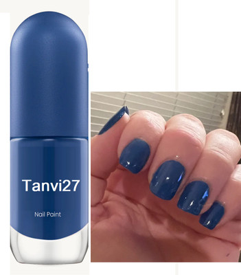 tanvi27 Nail Lacquer Quick Dry Long Lasting Blue Nail Polish Blue
