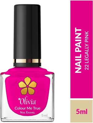 Olivia Legally Pink Nail Paint high-gloss finish quick-drying Legally Pink