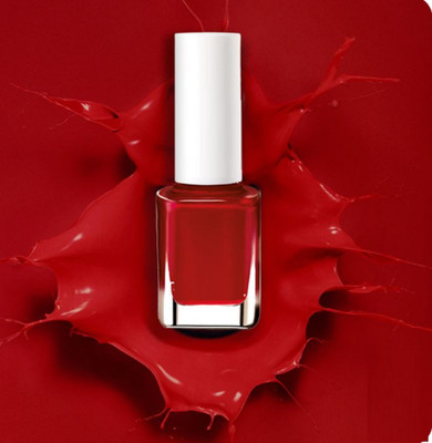 Arcanuy INSTANT NAIL PAINT FOR STYLING NAILS QUICK DRYING DARK RED DARK RED