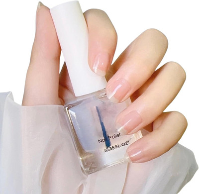 MYEONG Shine Pigmented And Long Stay Unique Transparent Nail Paint Transparent