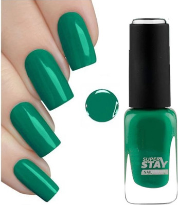 MYEONG Green Glossy Color Nail Polish Green