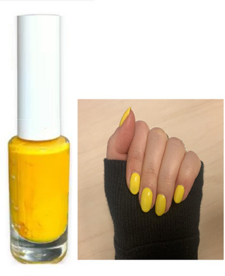 Luipui YELLOW NAIL POLISH TRENDING WATERPROOF PACK OF 1 YELLOW