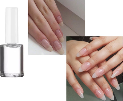 HUZURLU New Transparent Nail Paint with High Gloss Finis Trasperent