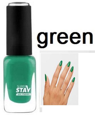 Luipui GREEN COLOR SMOOTH NAIL PAINT PACK OF 1 GREEN