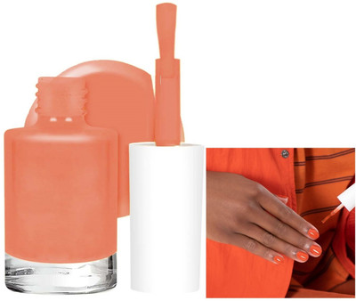 GABBU PEACH ORANGE Chipping Free Non-Yellowing. Single coat Nail Paint PEACHORANGE