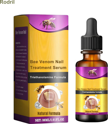 rodril Heal Dry & Cracked Nails with Fungi-Free Nail Serum – 30ml brerry red