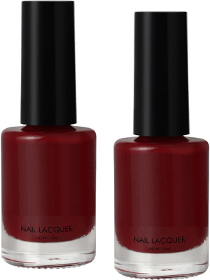 Latixmat Combo High Shine Quick Dry Burgandy Nail Polish Burgandy
