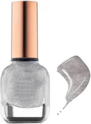 GABBU SILVER SHIMMER GLITTER NAIL PAINT SILVER silver