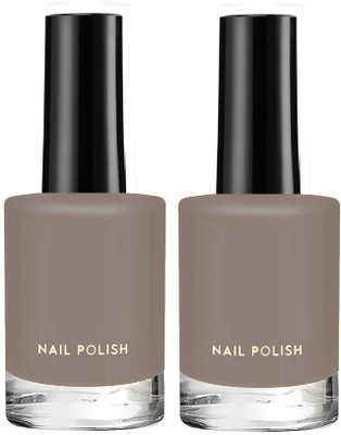 tanvi27 Combo Nail Paint Shiny Smooth Long Lasting Grey touch Nail Polish Grey touch