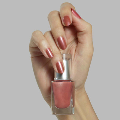 MYEONG Bronzed Babe Quick And Dry Daimond Shiny Long Lasting Nail Polish Bronzed Babe