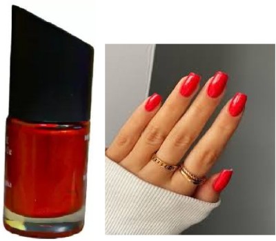 Luipui red shimmer nail polish pack of 1 best long lasting red