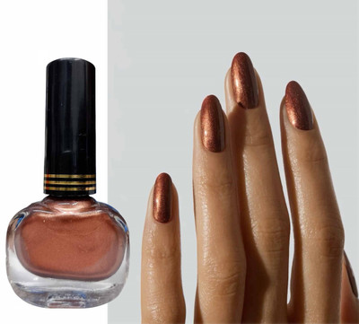 GULGLOW99 Glossy Finish Long Lasting Nail Enamel, Quick Drying Full Coverage COPPER
