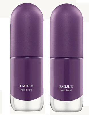 Emijun Cruelty Free.Chip Free Nail Polish for Women purple